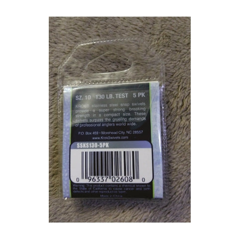 KROK SSKS130-5Pk Acero Inoxidable Snap Giratorios