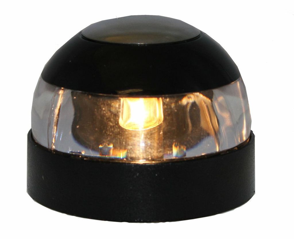 AQUASIGNAL Luz para montaje en cubierta Anti-Glare Negro