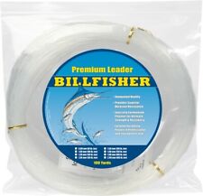 Billfisher LC100-400 Mono Leader Coil 400Lb 100Yds Clear 2.00mm