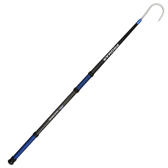 PROMAR Elite Gancho de 3 pulgadas Series Carbon Fiber Gaff- 2FT, 3" Hook GFE-523